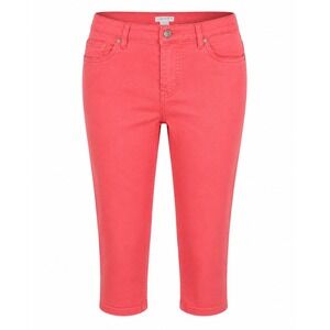 Venus Coral Pink Cropped Skinny Jeans Womens Size 10 Mid Rise Stretch Capri Pant